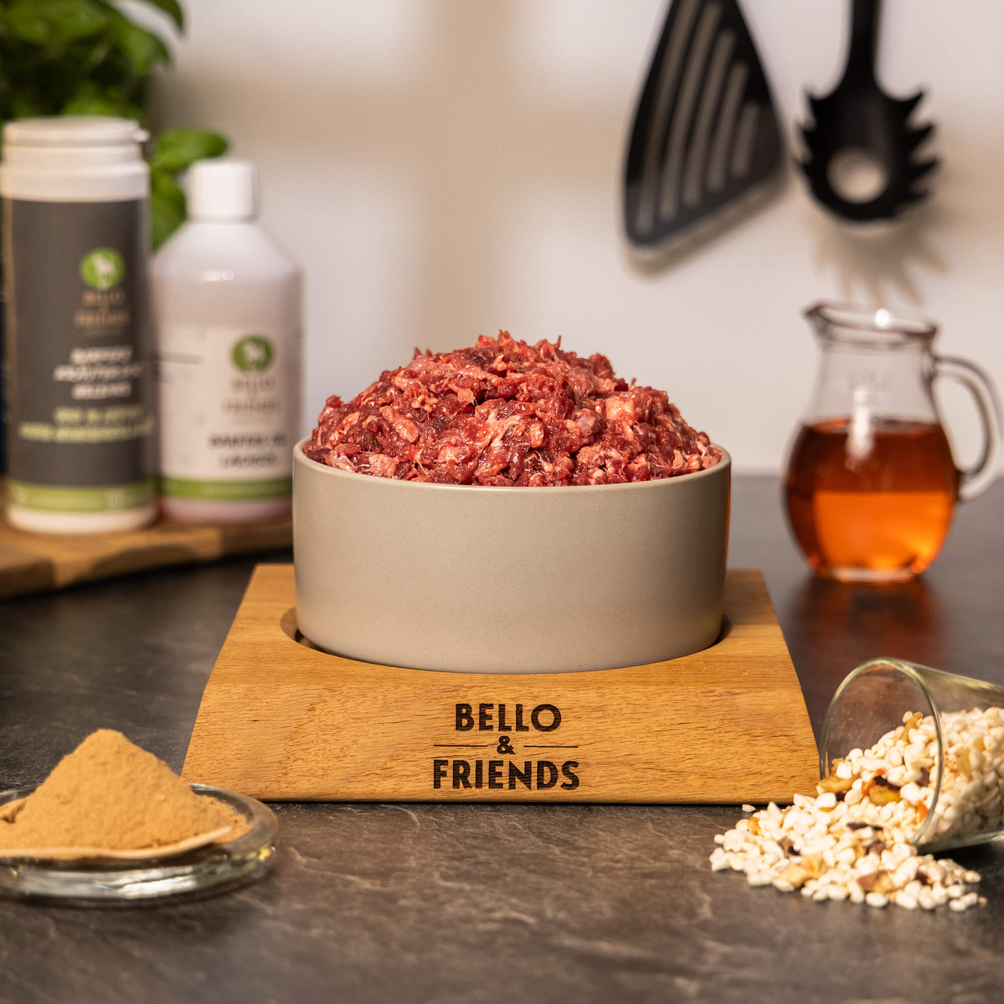 100% Rindfleisch, gewolft