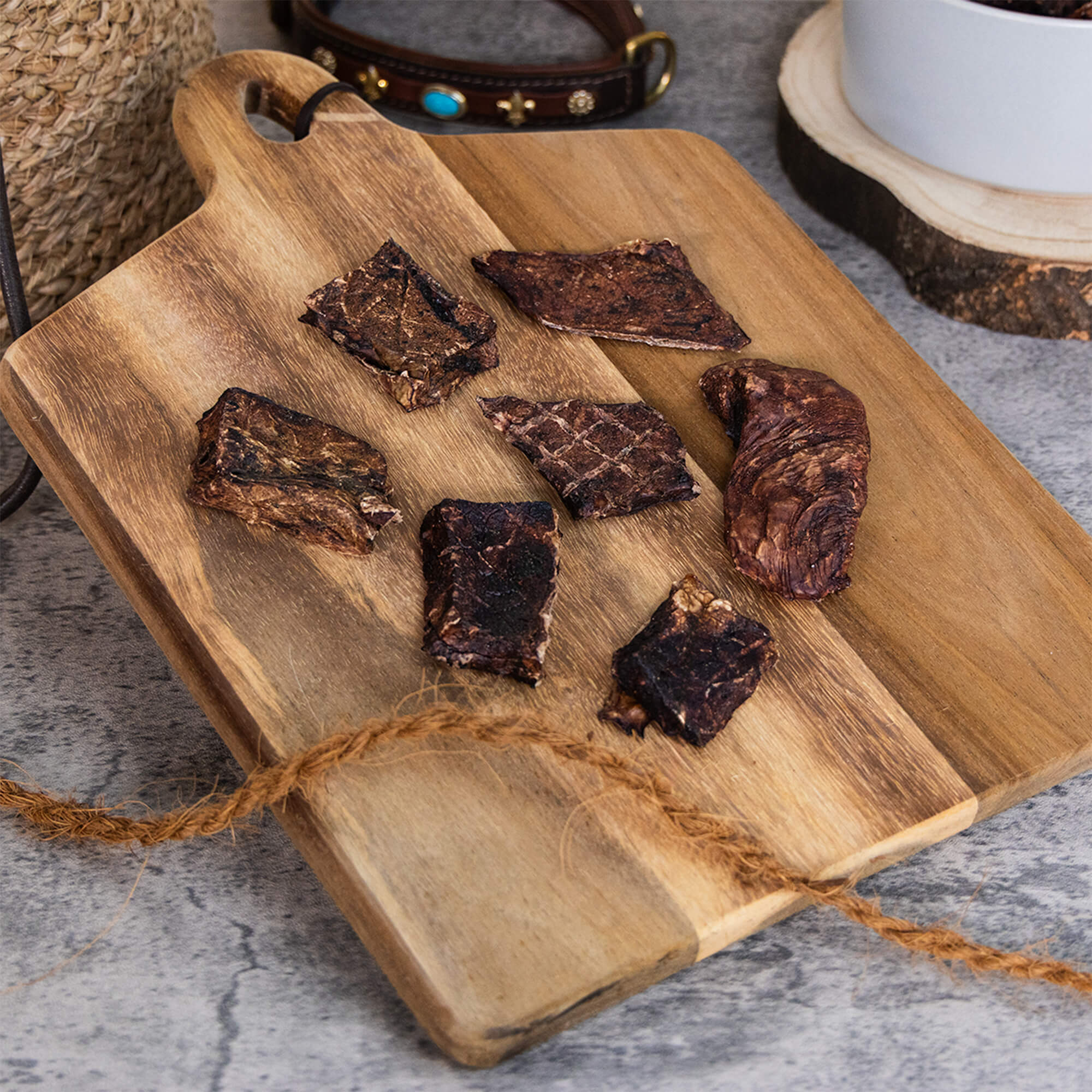 Rinderlungen Happen getrocknet  100g