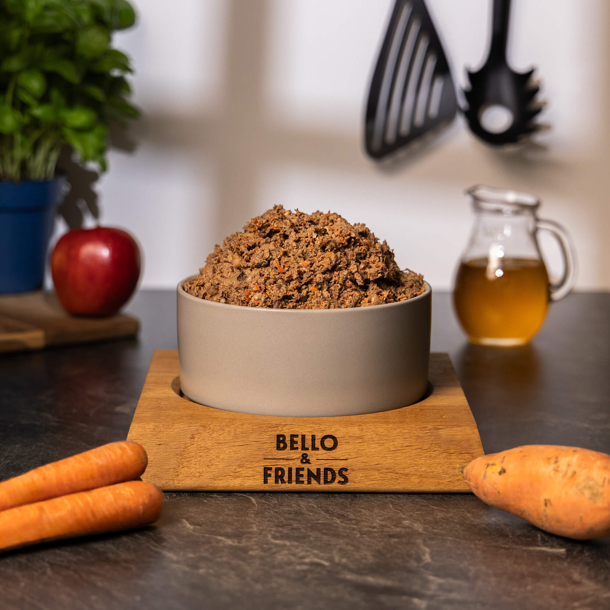 Schlemmer Menü Pferd