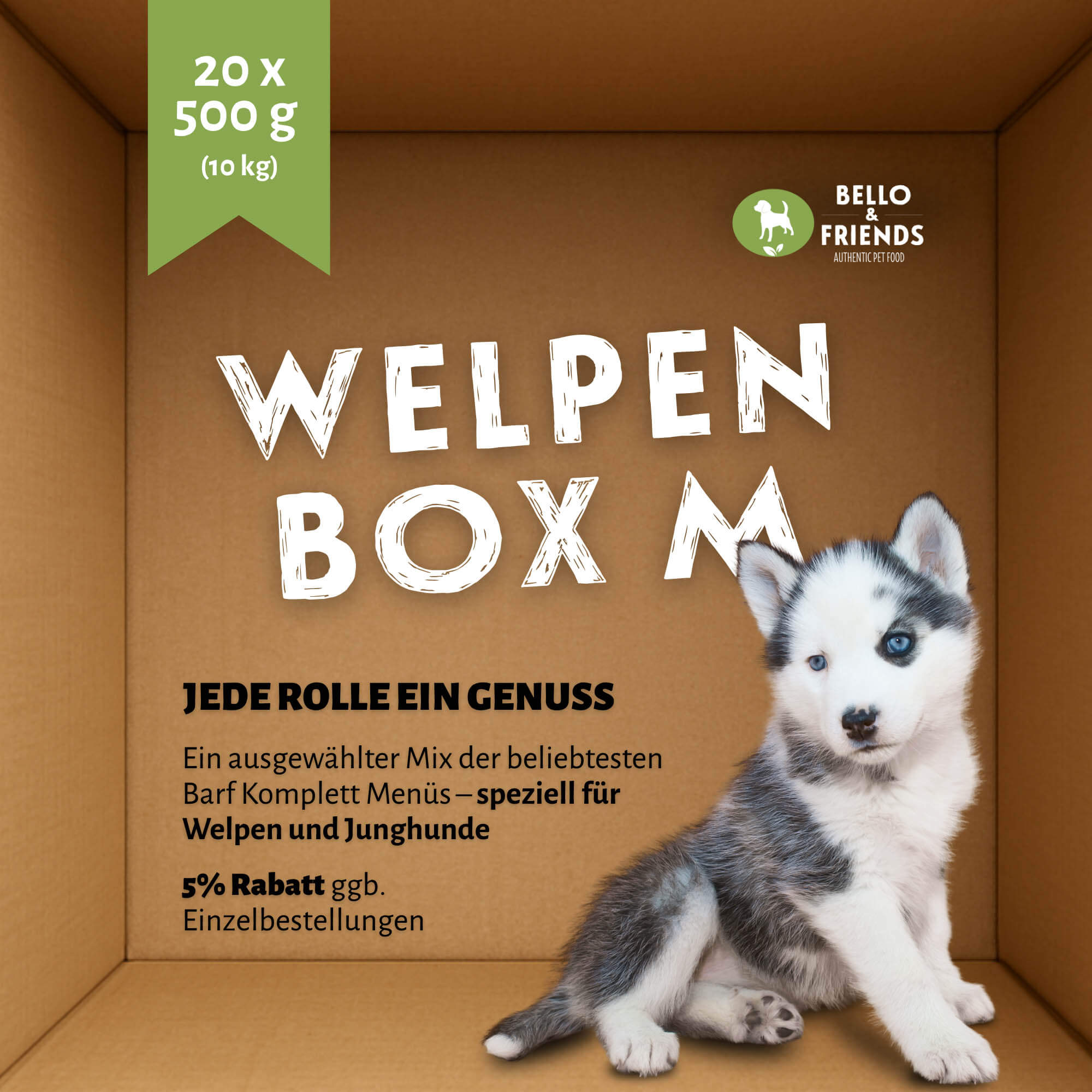 Welpenbox | Complete Menü
