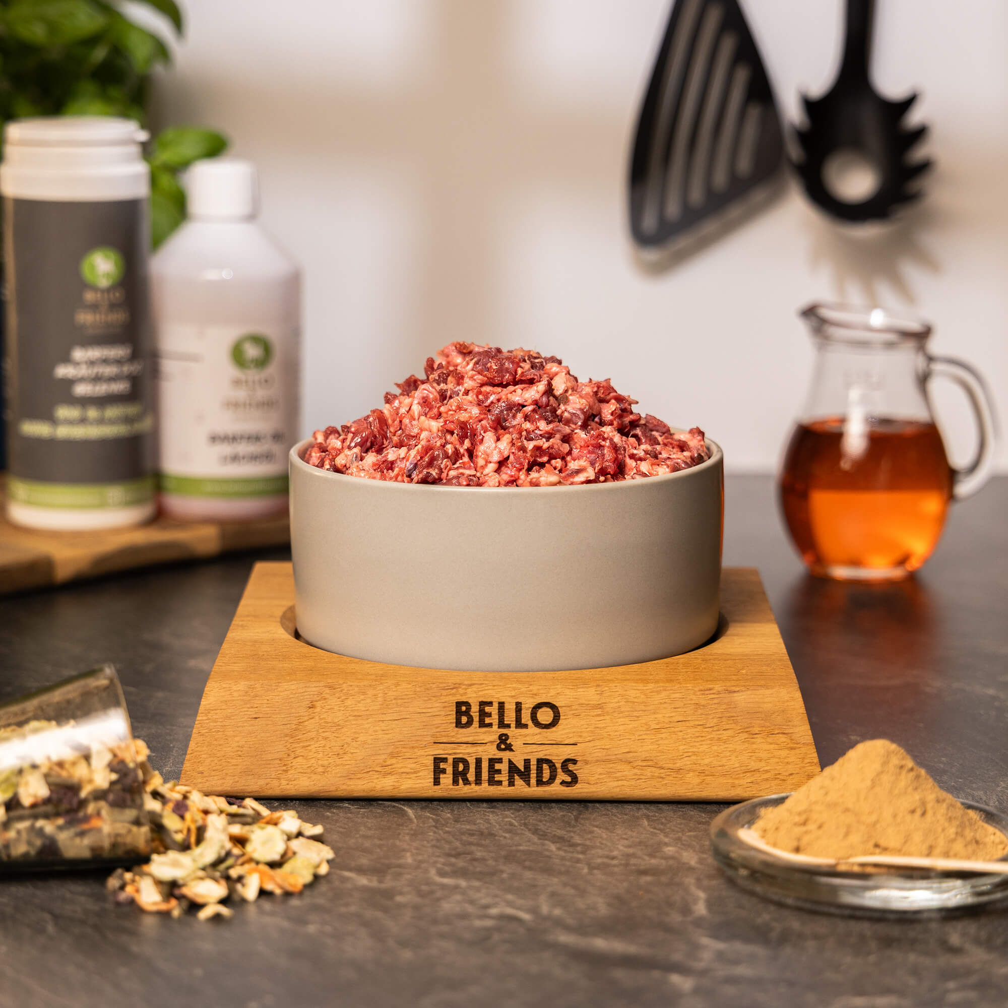 100% Rinderzunge, gewolft